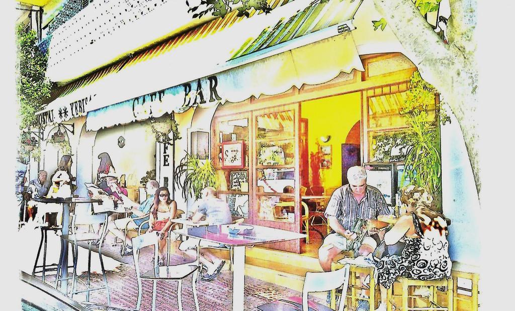 Hostal Yebisah Santa Eularia des Riu Eksteriør billede